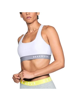 Women's HeatGear Mid Impact Crossback Sports Bra