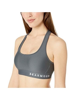 Women's HeatGear Mid Impact Crossback Sports Bra