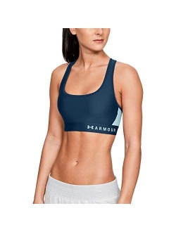 Women's HeatGear Mid Impact Crossback Sports Bra