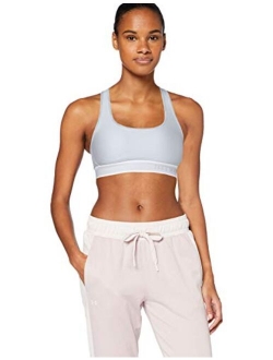 Women's HeatGear Mid Impact Crossback Sports Bra