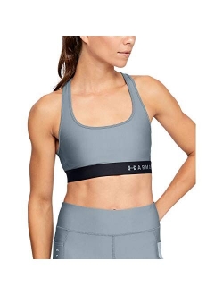 Women's HeatGear Mid Impact Crossback Sports Bra