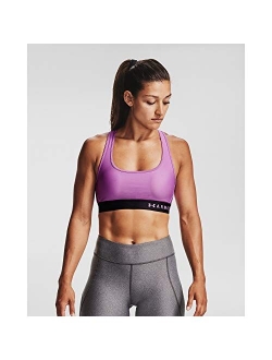 Women's HeatGear Mid Impact Crossback Sports Bra