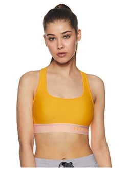 Women's HeatGear Mid Impact Crossback Sports Bra