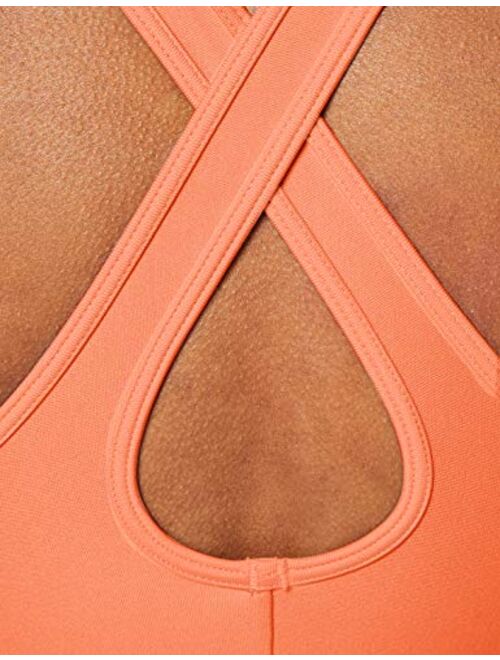 Under Armour Women's HeatGear Mid Impact Crossback Sports Bra