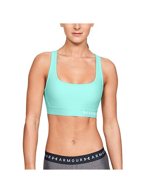 Under Armour Women's HeatGear Mid Impact Crossback Sports Bra