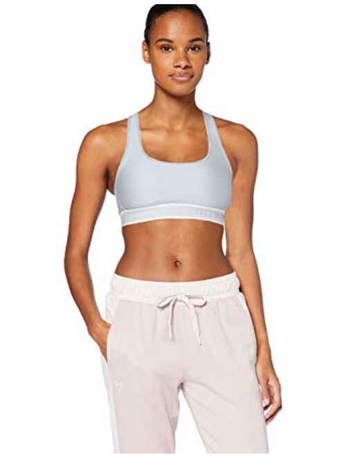 Under Armour Women's HeatGear Mid Impact Crossback Sports Bra