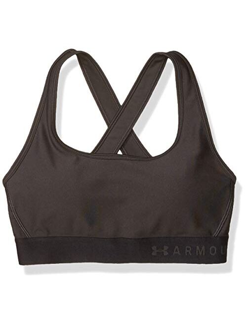 Under Armour Women's HeatGear Mid Impact Crossback Sports Bra