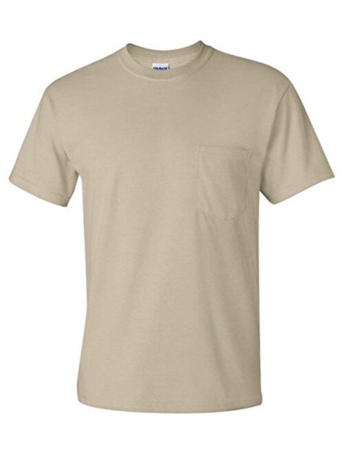 Gildan G2300 Adult Ultra Cotton Solid Short Sleeve Crew Neck T-Shirt with Pocket