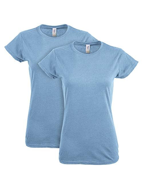 Gildan Women's Softstyle Cotton T-Shirt, 2-Pack