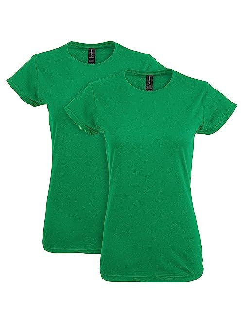 Gildan Women's Softstyle Cotton T-Shirt, 2-Pack