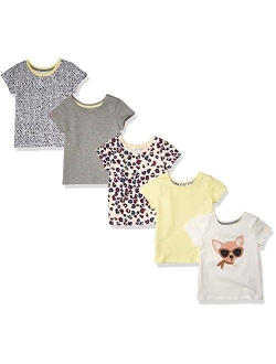 Girls' 5-Pack Fashion T-Shirts