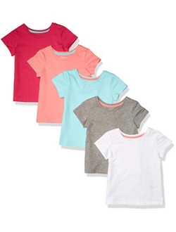 Girls' 5-Pack Fashion T-Shirts