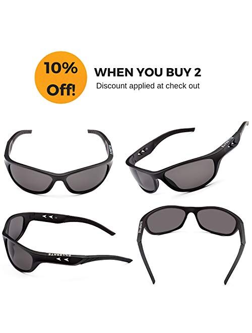 ZILLERATE Polarized Sunglasses For Men - Sport Running Golf Fishing Cycling