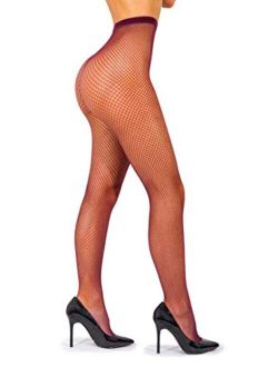 sofsy Fishnet Tights Pantyhose - High Waist Net Nylon Stockings - Lingerie [Made In Italy]