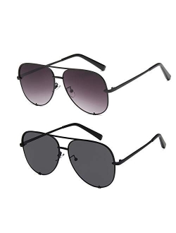 SORVINO Aviator Sunglasses for Women Classic Oversized Sun Glasses UV400 Protection