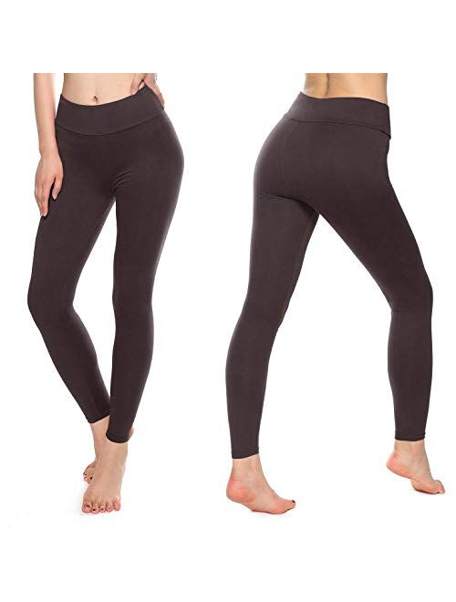 SINOPHANT High Waisted Leggings for Women Elastic Opaque Tummy Control Gym Yoga Pants