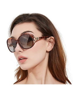 FIMILU Classic Oversized Sunglasses for Women Polarized 100% UV400 Protection Lenses Ladies Fashion Retro HD Sun Glasses