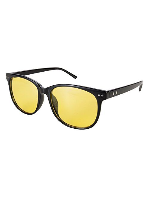 Bokewy Night Vision Driving Glasses Polarized Anti-glare Clear Sun Glasses Men & Women Fashion