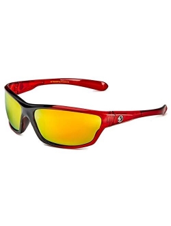 Polarized Wrap Around Sport Sunglasses