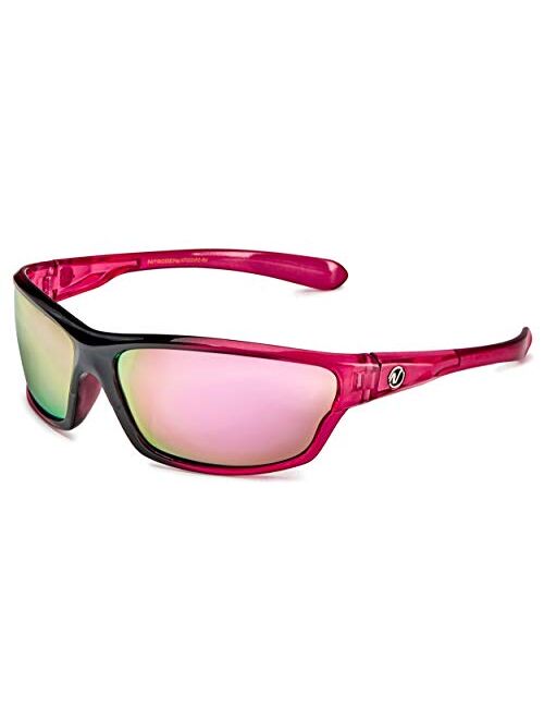 Polarized Wrap Around Sport Sunglasses