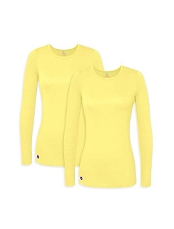 Sivvan 2 Pack Women's Comfort Long Sleeve T-Shirt/Underscrub Tee