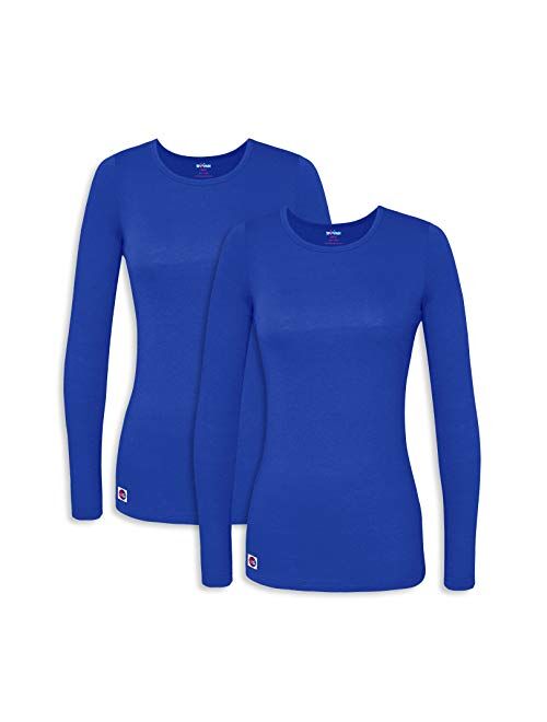 Sivvan 2 Pack Women's Comfort Long Sleeve T-Shirt/Underscrub Tee