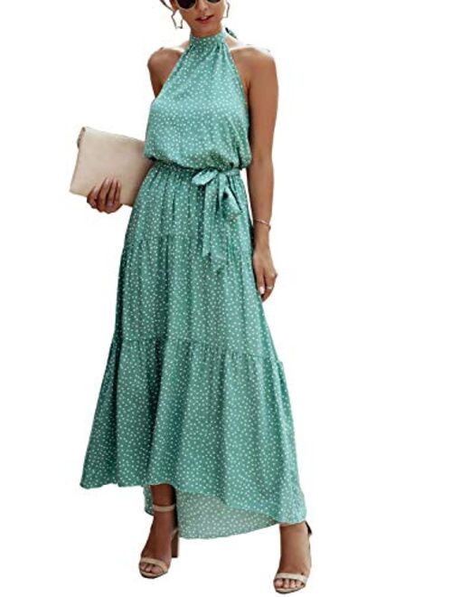 Womens Summer Maxi Dress Slit Split Boho Off Shoulder Long Beach Dress