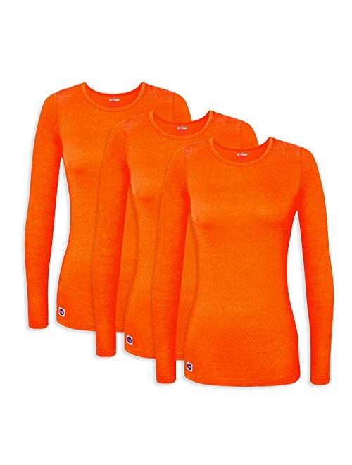 Sivvan 3 Pack Women's Comfort Long Sleeve T-Shirt/Underscrub Tee