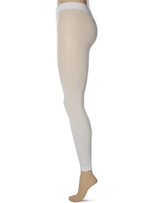 No Nonsense Women's Super Opaque Control Top Footless Tights