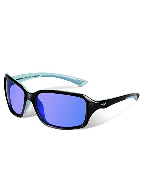 KastKing Alanta Polarized Sport Sunglasses for Women,Ideal for Driving Fishing Cycling and Running,UV Protection