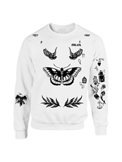 Allntrends Adult Sweatshirt Harry Tattoos Cool Top Trendy Gift Cute