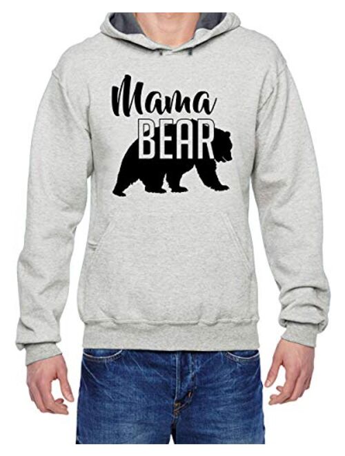 Mama Bear Hoodie Mom Women Soft Hoodie Adult Unisex Men's Women's