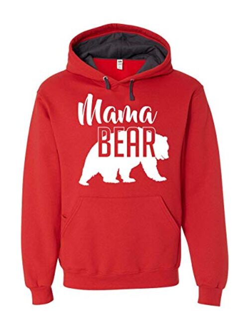 Mama Bear Hoodie Mom Women Soft Hoodie Adult Unisex Men's Women's