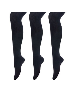 MANZI 1-3 Pairs Women's Girls' Basic Convertible Transition Ballet Dance Tights 40 Denier