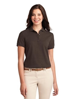 Port Authority Ladies Silk Touch Polo. L500