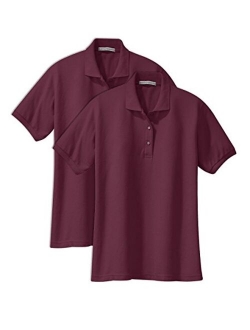 Port Authority Ladies Silk Touch Polo. L500