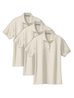 Port Authority Ladies Silk Touch Polo. L500