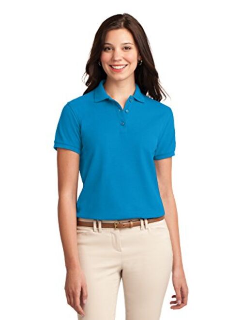 Port Authority Ladies Silk Touch Polo. L500