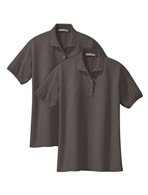 Port Authority Ladies Silk Touch Polo. L500