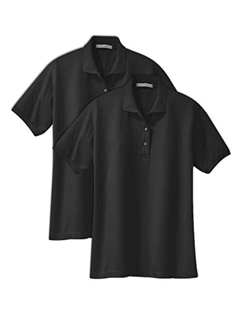 Port Authority Ladies Silk Touch Polo. L500