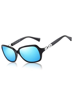 AOMASTE Retro Polarized Sunglasses for Women 100% UV400 Protection Lens Driving Outdoor Eyewear