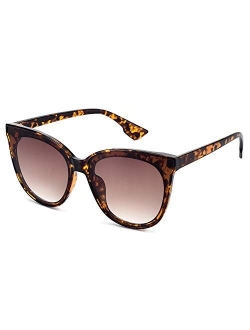 Mosanana Fashion Cat Eye Sunglasses for Women Oversized Style MS51802