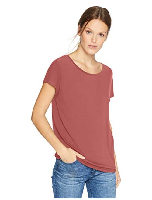 Amazon Brand - Daily Ritual Women's Jersey Short-Sleeve Boat Neck Shirt