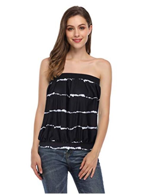 Yesfashion Women Sleeveless Halter Twisted Pleated Tank Top Blouse