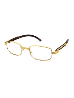 SA106 Art Nouveau Vintage Style Oval Metal Frame Eye Glasses