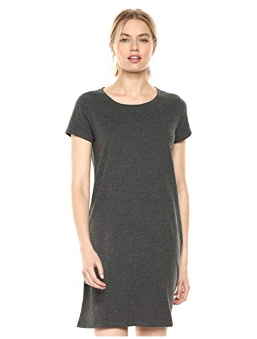 Daily Ritual Women's Lived-in Cotton Crewneck T-Shirt Dress