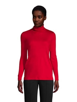 Women's Supima Cotton Long Sleeve Turtleneck