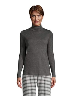 Women's Supima Cotton Long Sleeve Turtleneck