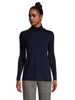 Women's Supima Cotton Long Sleeve Turtleneck