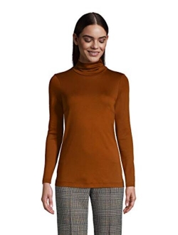 Women's Supima Cotton Long Sleeve Turtleneck